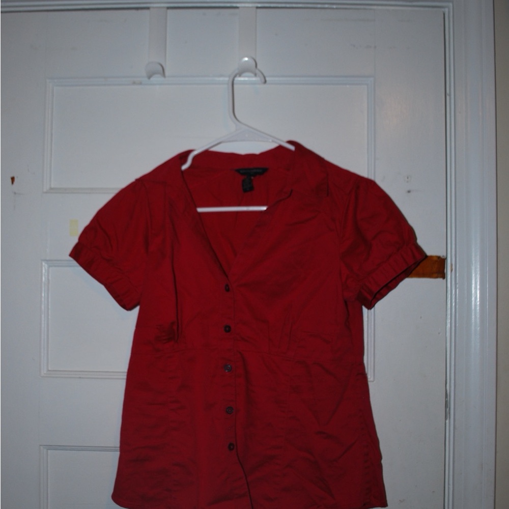 Banana Republic Short Sleeve Button Down Shirt